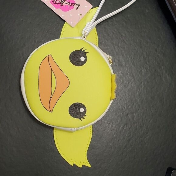 **Final Sale** Betsey Johnson yellow duck wristlet - Picture 2 of 8